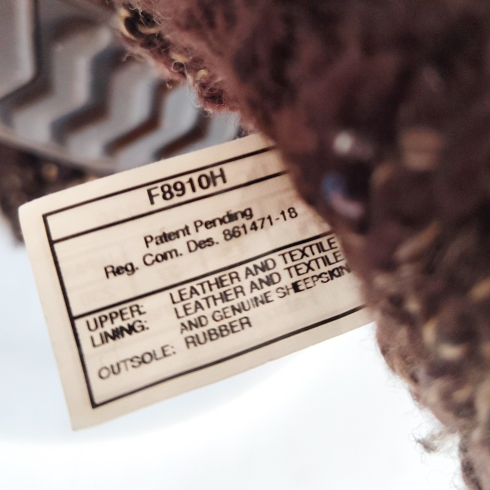 Ugg Boots Knee High Size 6 Cresthaven Knit Shaft Wedge Winter Brown Leather Boho - Picture 9 of 9